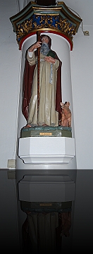 St Antonius Beeld Sint Antonius met zijn varken